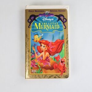 Disney The Little Mermaid VHS Fully Restored Special Edition Masterpiece 12731